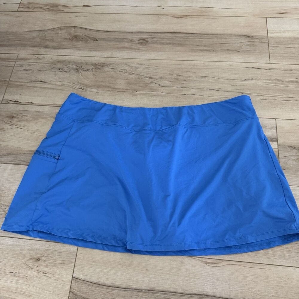 Beach House Women Blue Skirt Swimsuit Bottoms Plus Size 22